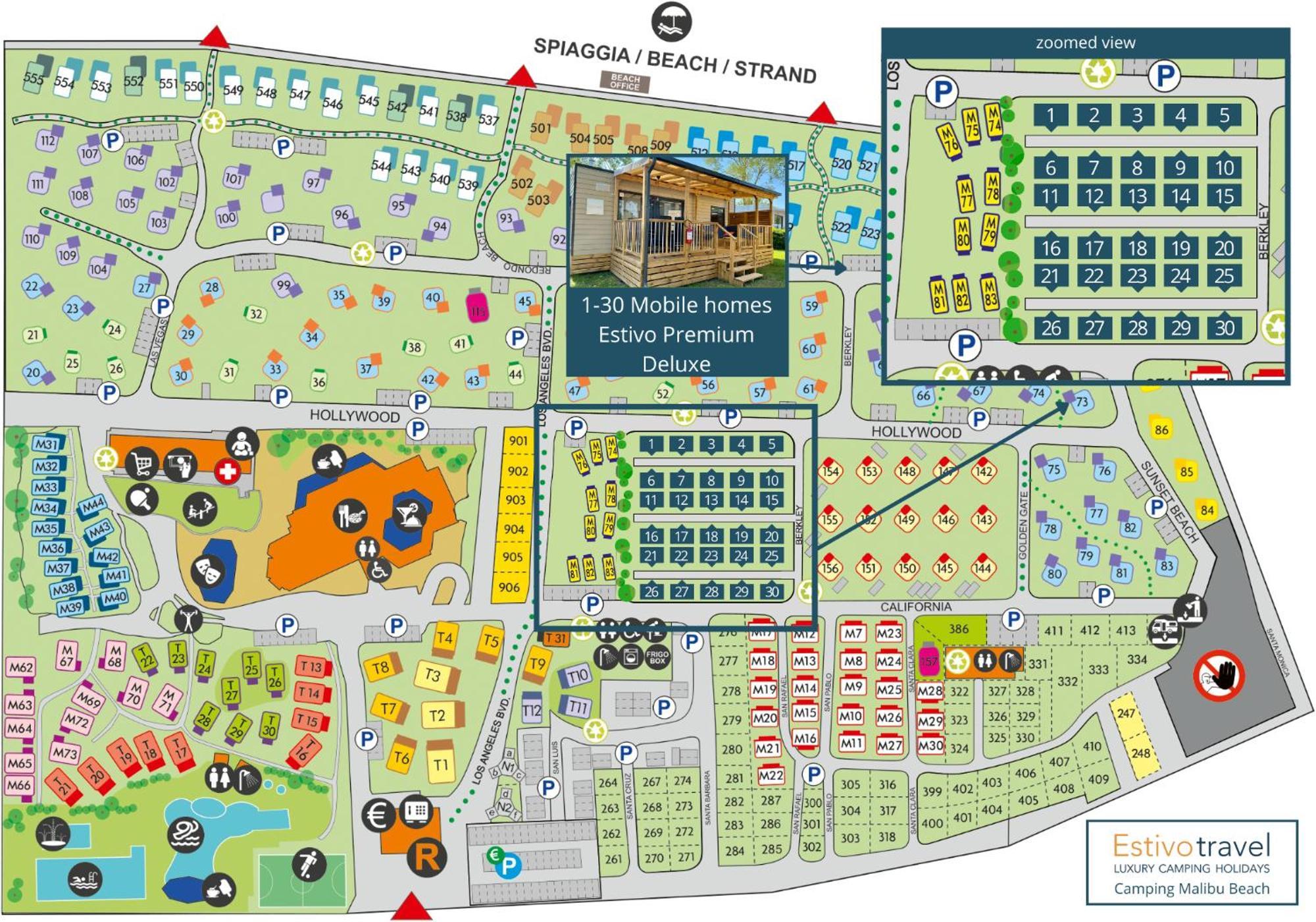 Estivo Premium Deluxe Mobile Homes On Camping Malibu Beach Lido di Jesolo Exterior foto