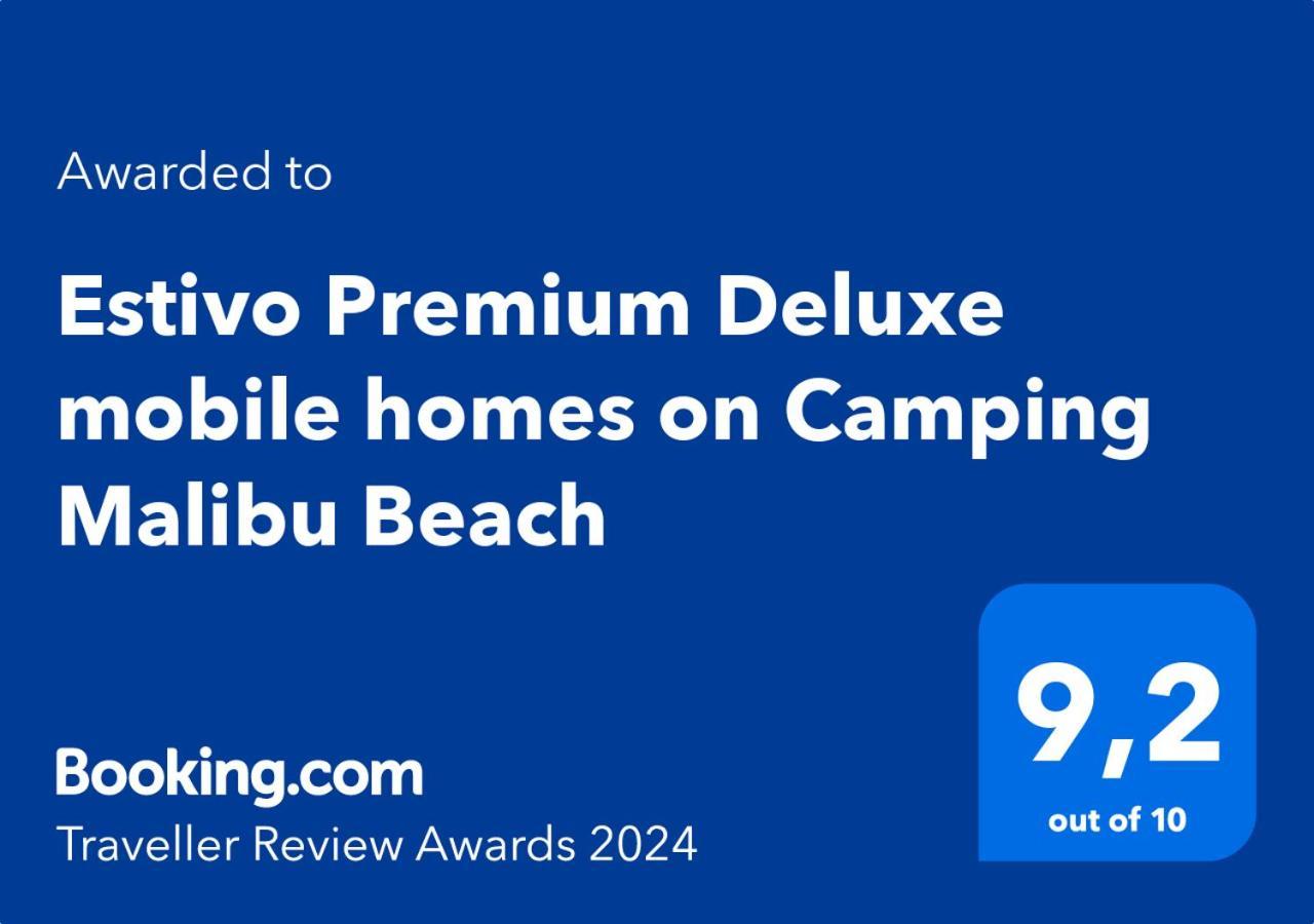 Estivo Premium Deluxe Mobile Homes On Camping Malibu Beach Lido di Jesolo Exterior foto