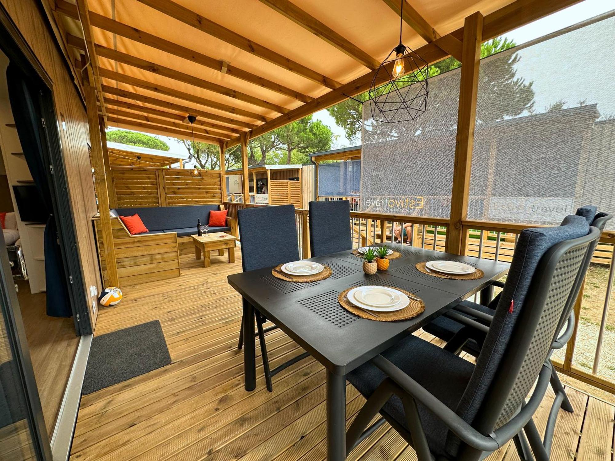 Estivo Premium Deluxe Mobile Homes On Camping Malibu Beach Lido di Jesolo Exterior foto